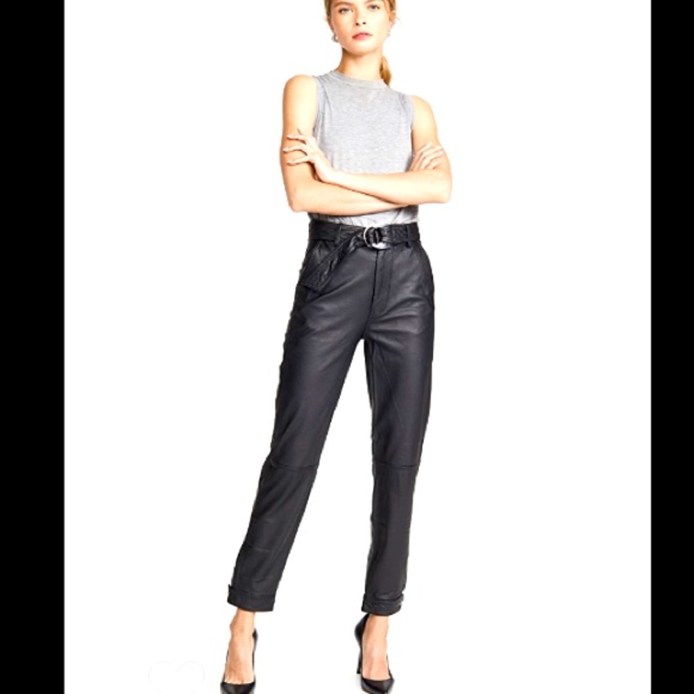 NWT J BRAND JONAH 💯 LAMB LEATHER PANTS